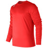 New Balance Men's Team Red Long Sleeve Tech Tee