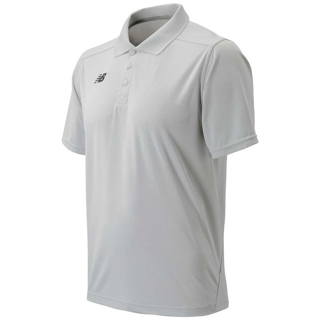 New Balance Men's Light Grey Tech Polo