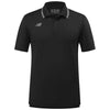 New Balance Men's Black Team Rally Polo