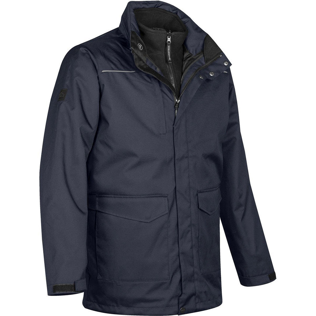 Stormtech Men's Navy Vortex Hd 3-In-1 System Parka