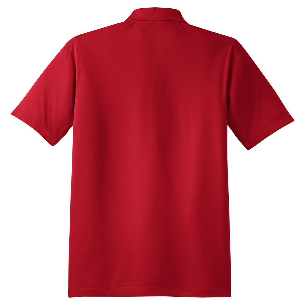 Sport-Tek Men's True Red Tall Micropique Sport-Wick Polo