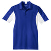 Sport-Tek Men's True Royal/ White Tall Side Blocked Micropique Sport-Wick Polo