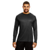 Team 365 Men's Black Zone Performance Long-Sleeve T-Shirt