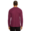 Team 365 Men's Sport Maroon Zone Performance Long-Sleeve T-Shirt