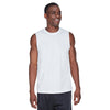 Team 365 Men's White Zone Performance Muscle T-Shirt