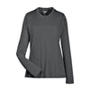 Team 365 Women's Sport Graphite Zone Performance Long-Sleeve T-Shirt