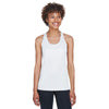 Team 365 Women's White Zone Performance Racerback Tank