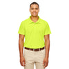 Team 365 Men's Safety Yellow Command Snag-Protection Polo