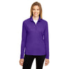 Team 365 Women's Sport Purple Zone Performance Quarter-Zip