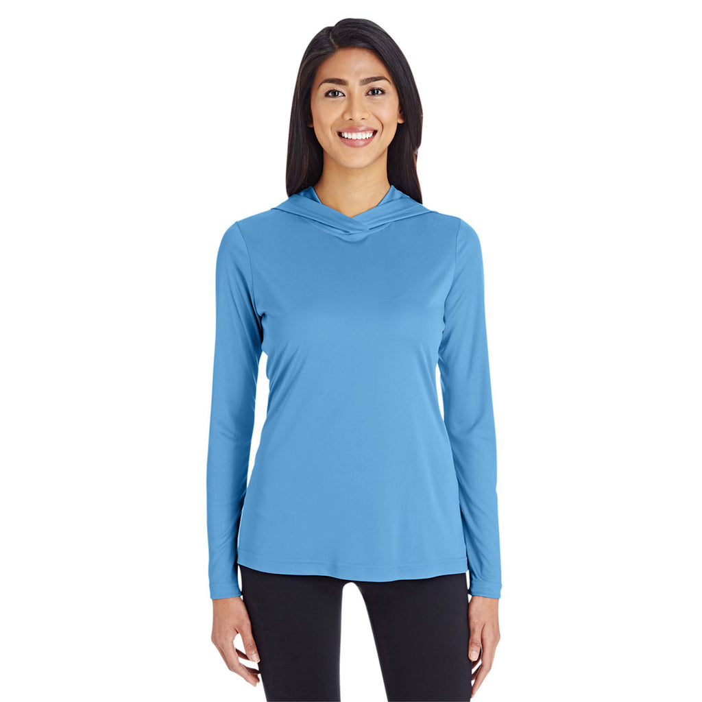 Team 365 Women's Sport Light Blue Zone Performance Hoodie