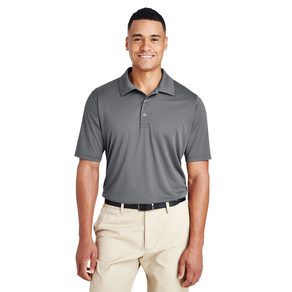 Team 365 Men's Sport Graphite Zone Performance Polo