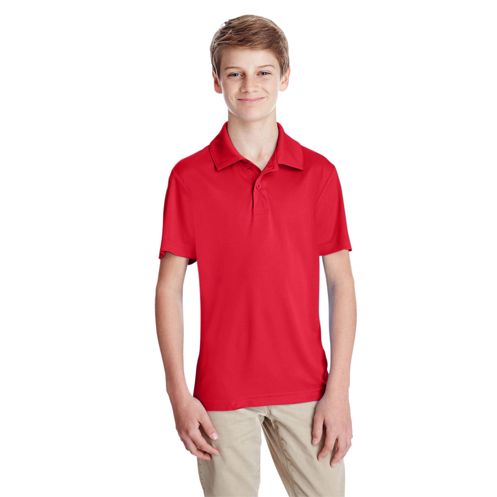 Team 365 Youth Sport Red Zone Performance Polo