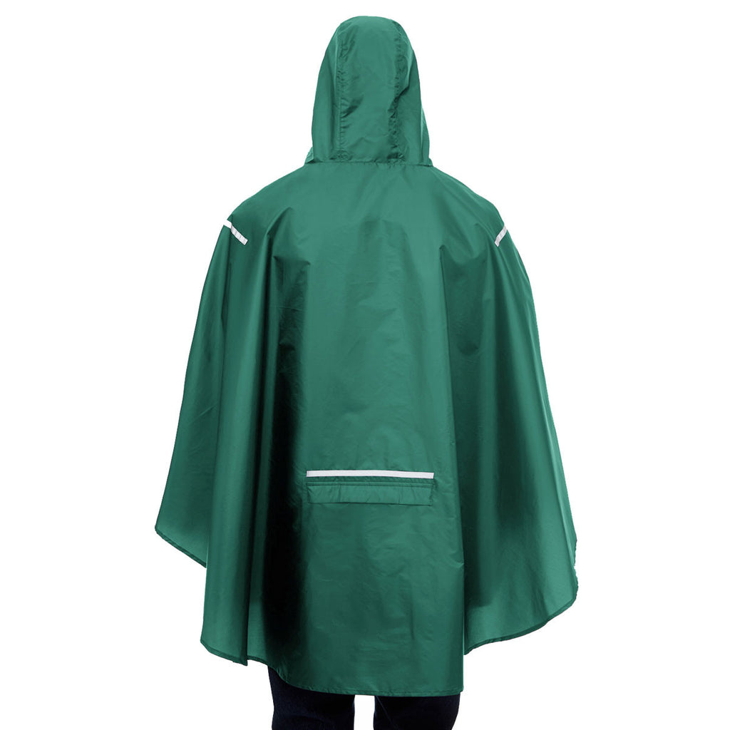 Team 365 Men's Sport Forest Stadium Packable Poncho