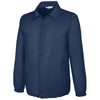 Team 365 Unisex Sport Dark Navy Zone Protect Coaches Jacket