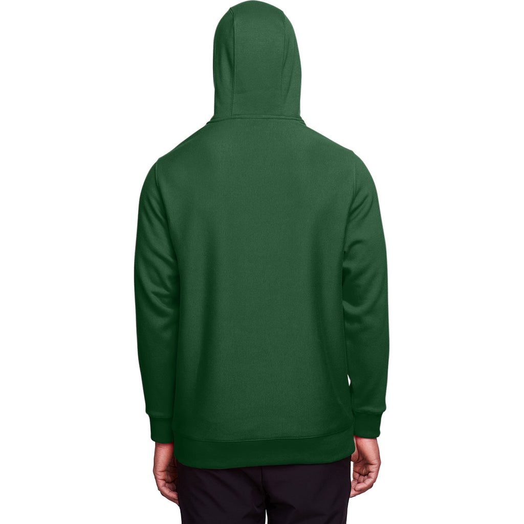 Team 365 Unisex Sport Dark Green Zone HydroSport Heavyweight Pullover Hooded Sweatshirt