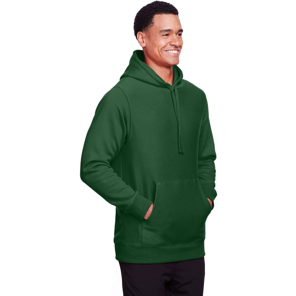 Team 365 Unisex Sport Dark Green Zone HydroSport Heavyweight Pullover Hooded Sweatshirt