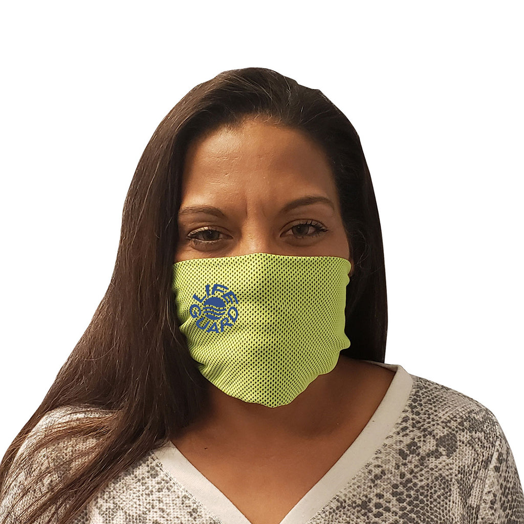 Primeline Lime Green 2-in-1 Face Cover Towel