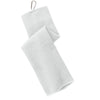 Port Authority White Waffle Microfiber Golf Towel