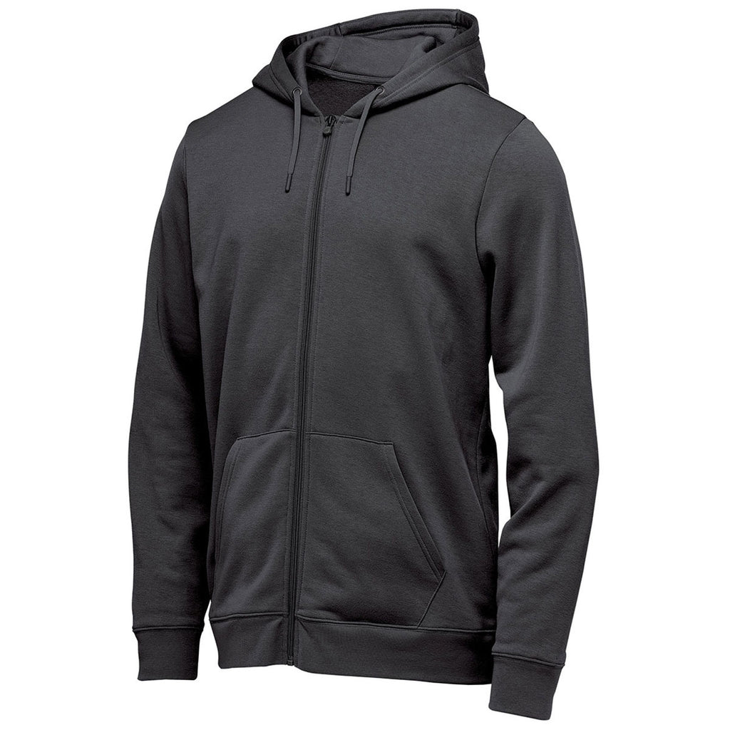 Stormtech Men's Charcoal Heather Monashee Fleece Full Zip Hoody