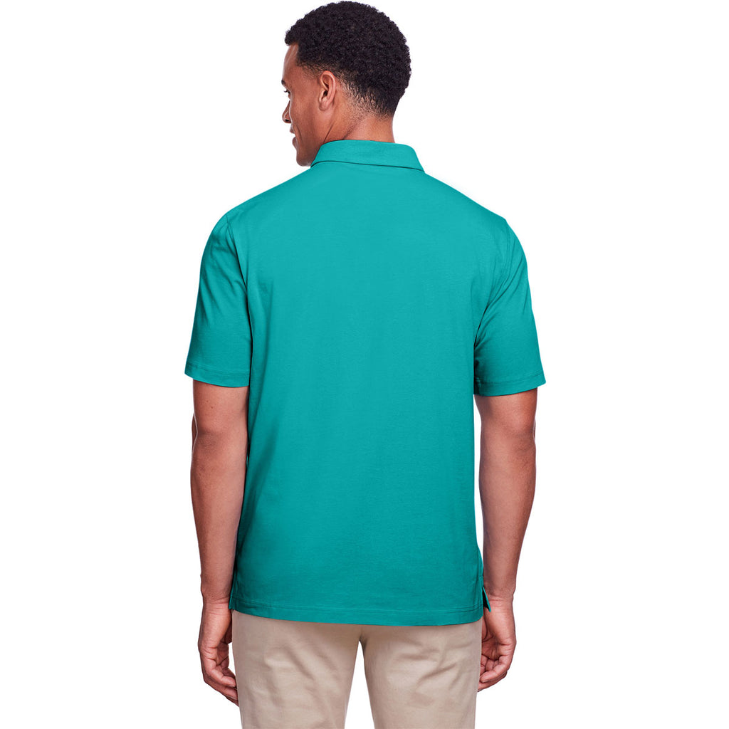 UltraClub Men's Jade Lakeshore Stretch Cotton Performance Polo