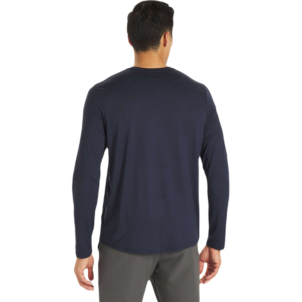 UNRL Men's Midnight Navy Ultra Long Sleeve