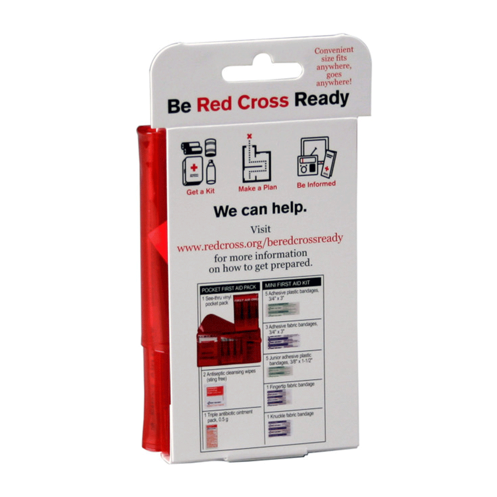 American Red Cross Red Pocket First Aid Kit