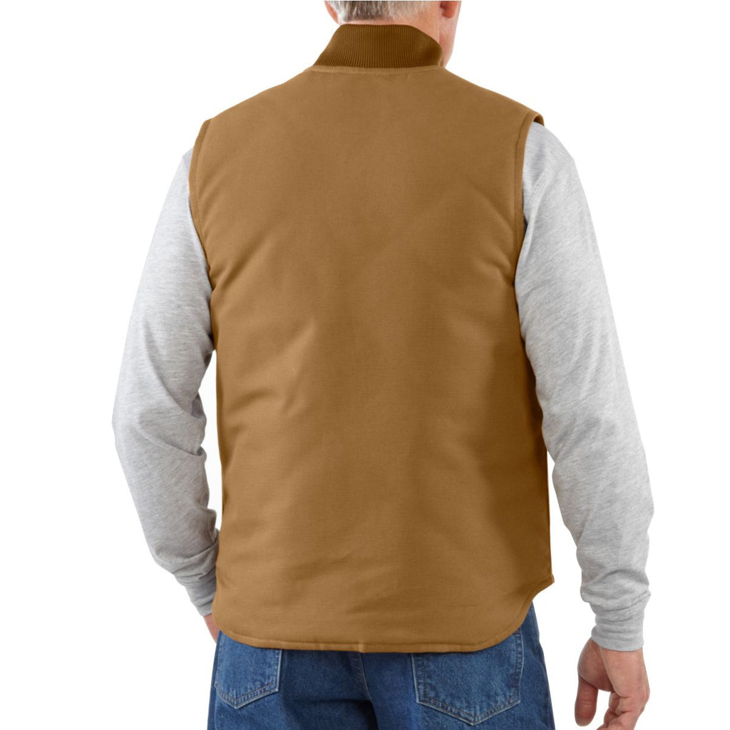 Carhartt Men's Carhartt Brown Duck Vest