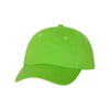 Valucap Neon Green Classic Dad's Cap