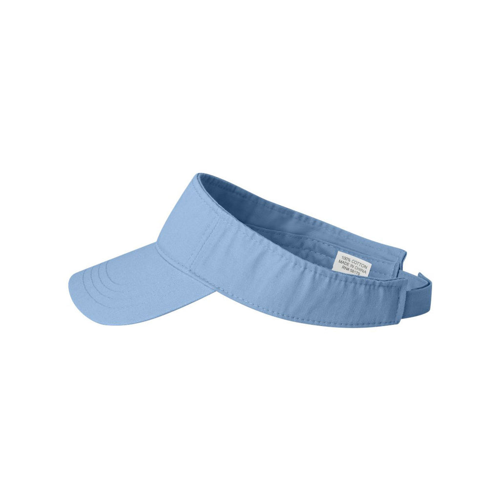 Valucap Baby Blue Bio-Washed Visor