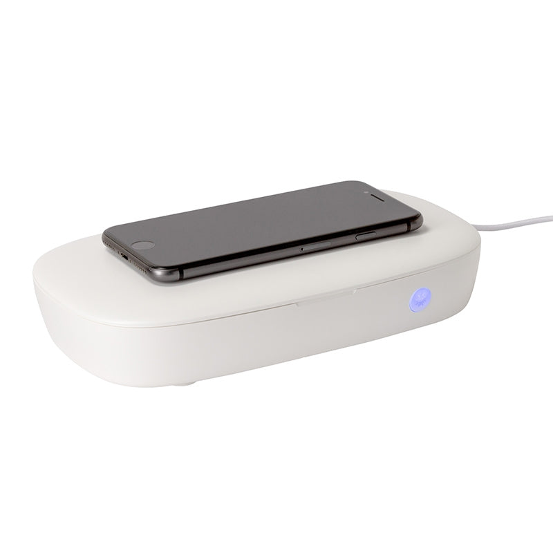 Logomark White Steward Sanitizing Station & Charger