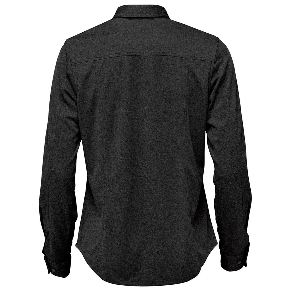 Stormtech Men's Black Montauk Long Sleeve Shirt