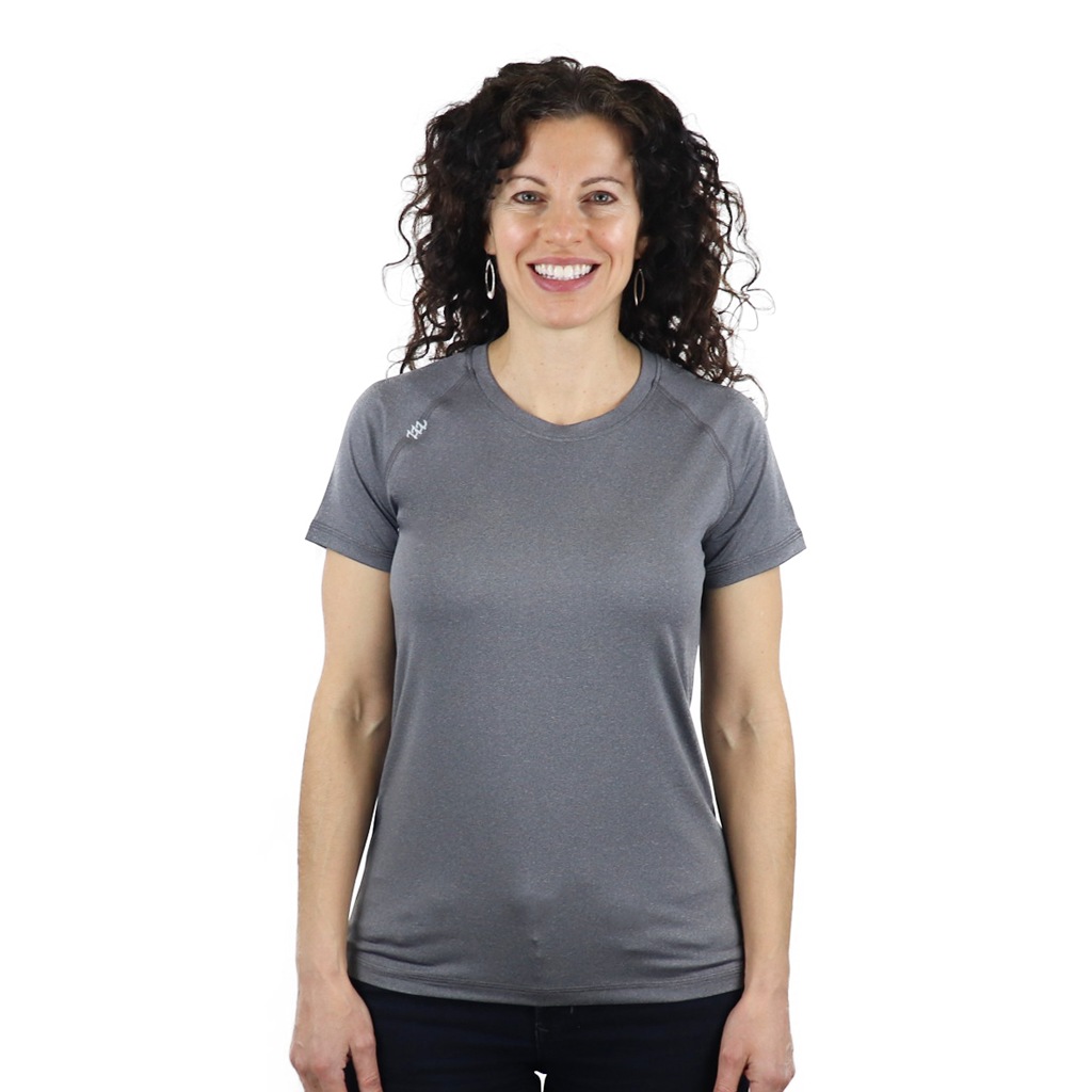 Zusa Women's Charcoal Breezy Tee