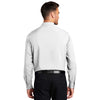 Port Authority Men's White Long Sleeve Performance Staff Shirt