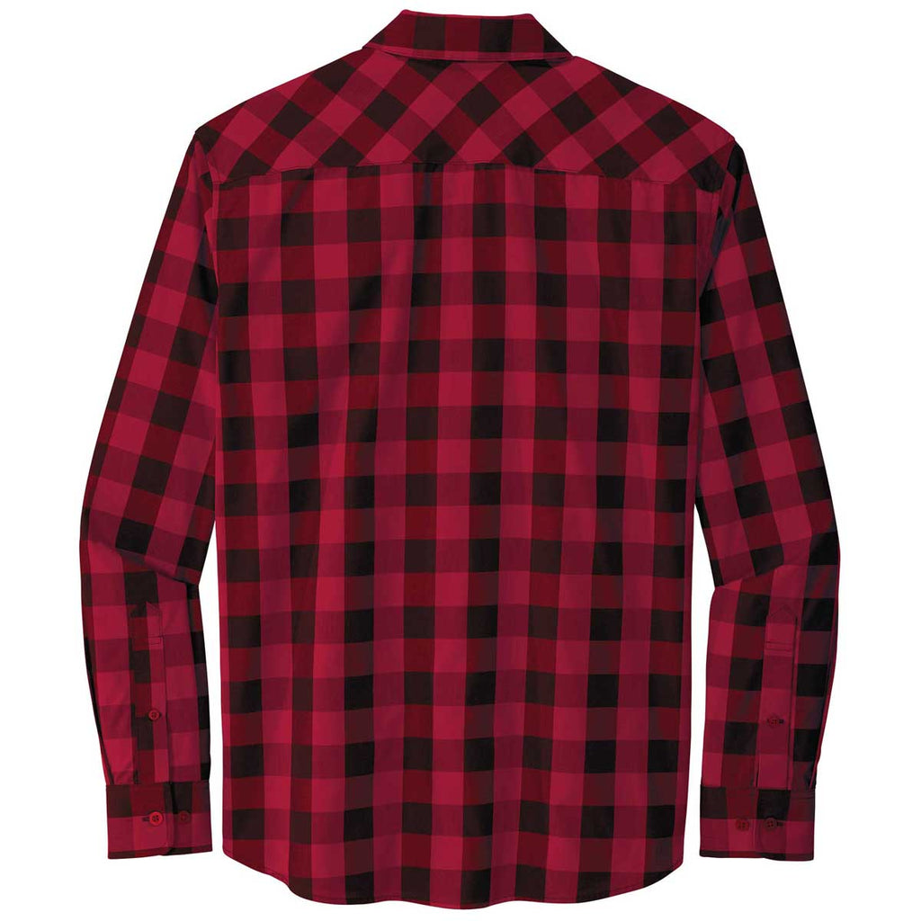 Port Authority Men's Rich Red Everyday Plaid Shirt