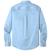 Port Authority Men's Cloud Blue Long Sleeve SuperPro React Twill Shirt