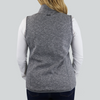 48-Hour Zusa Women's Light Grey Heather Midtown Fleece Vest