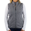 48-Hour Zusa Women's Light Grey Heather Midtown Fleece Vest