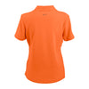 Greg Norman Women's Orange Play Dry Performance Mesh Polo