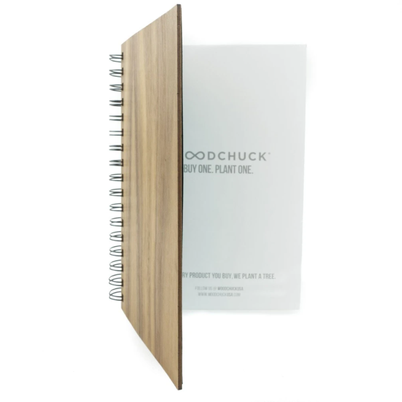 Woodchuck USA Walnut Spiral Journal