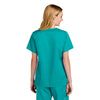 WonderWink Women's Teal Blue WorkFlex V-Neck Top