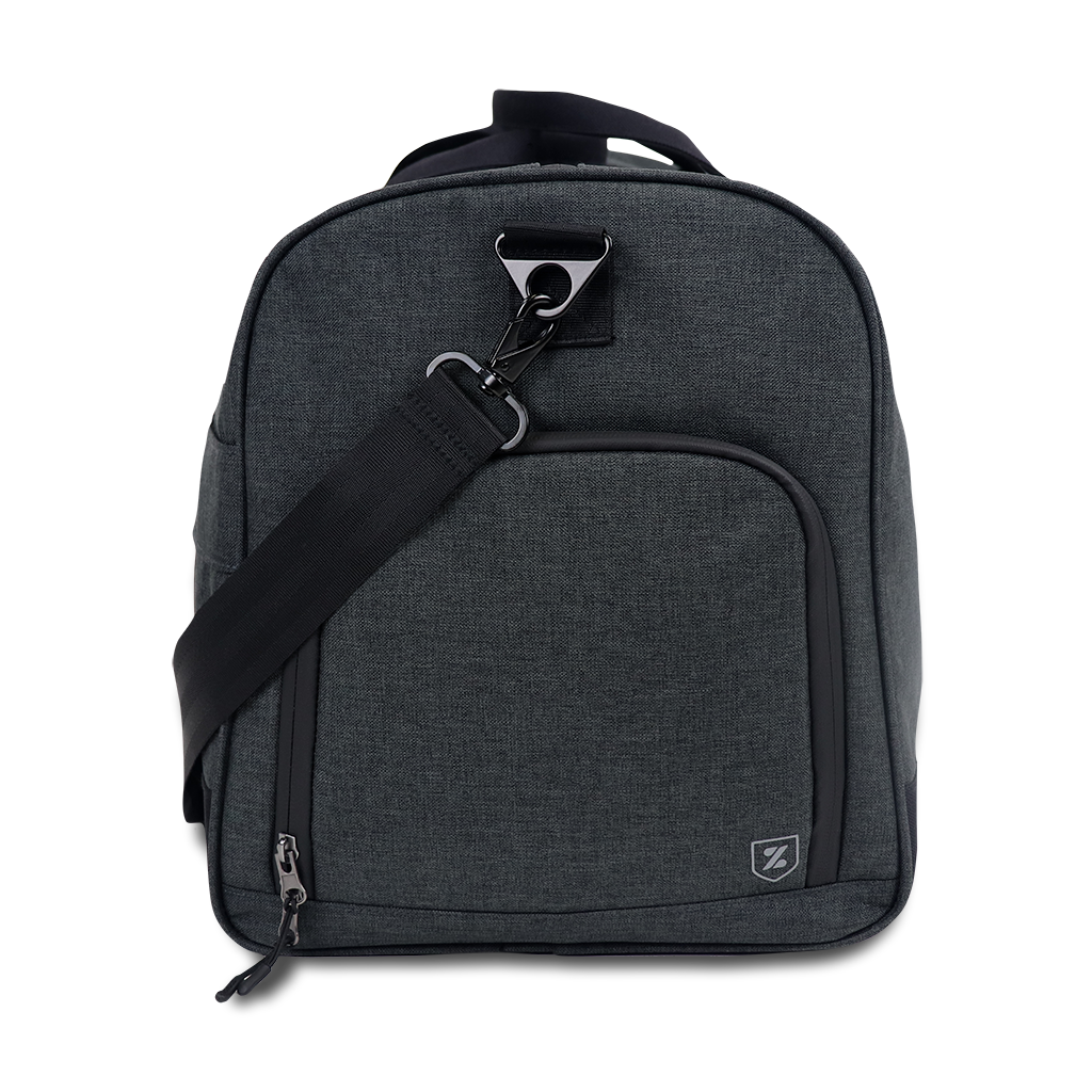 MerchPerks Zusa Black Heather Weekender Duffel