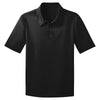 Port Authority Youth Black Silk Touch Performance Polo