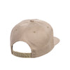 Yupoong Khaki Unstructured 5-Panel Snapback Cap