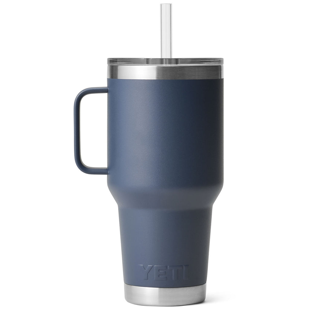 Quick Ship YETI Navy Rambler 35 oz Mug