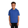 Sport-Tek Youth True Royal Sport-Wick Fleece Short Sleeve Pullover Hoodie