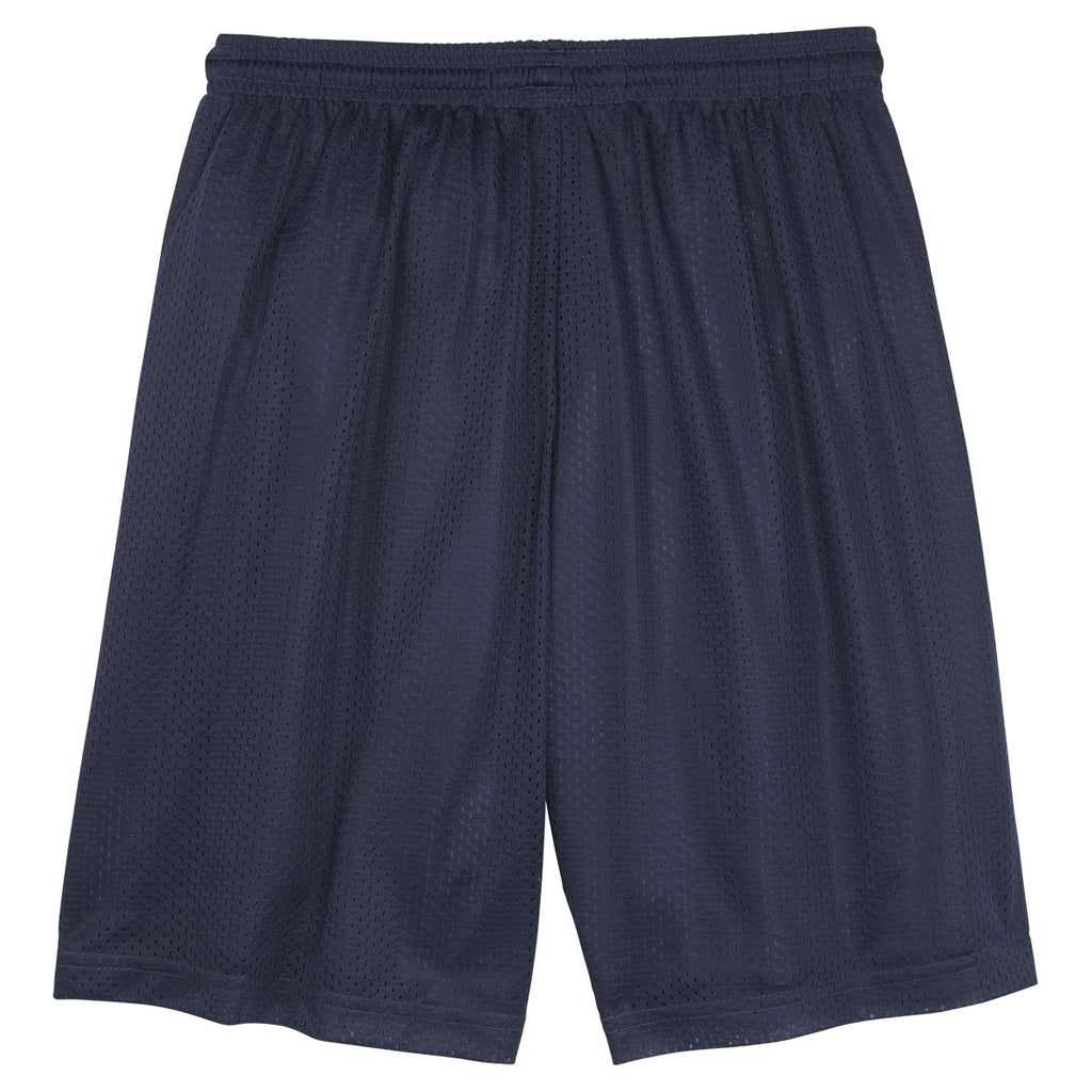 Sport-Tek Youth True Navy PosiCharge Classic Mesh Short