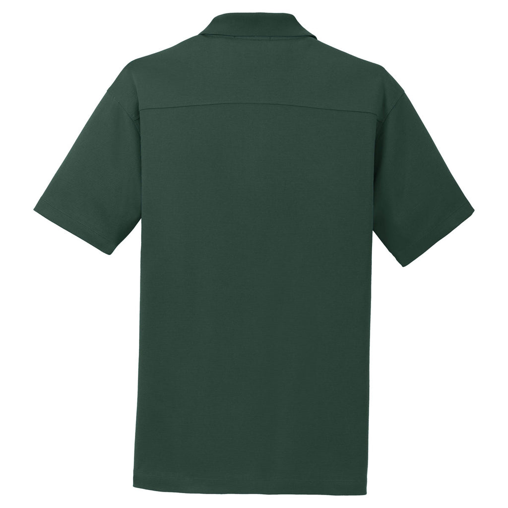 Sport-Tek Youth Dark Forest Green PosiCharge RacerMesh Polo