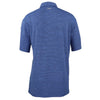 Zusa 3 Day Men's Vivid Blue/Navy Heather Stripe Polo