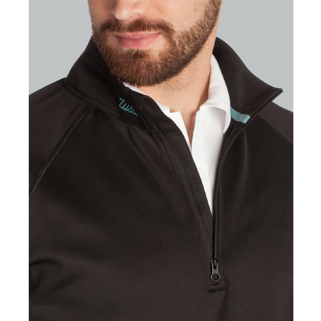 48-Hour Zusa Men's Black Influencer Quarter Zip