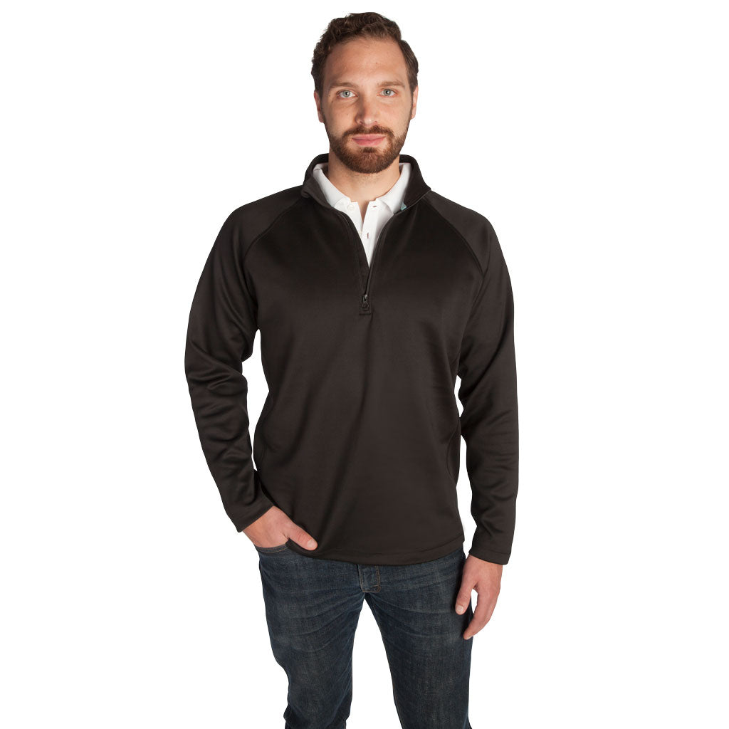 48-Hour Zusa Men's Black Influencer Quarter Zip